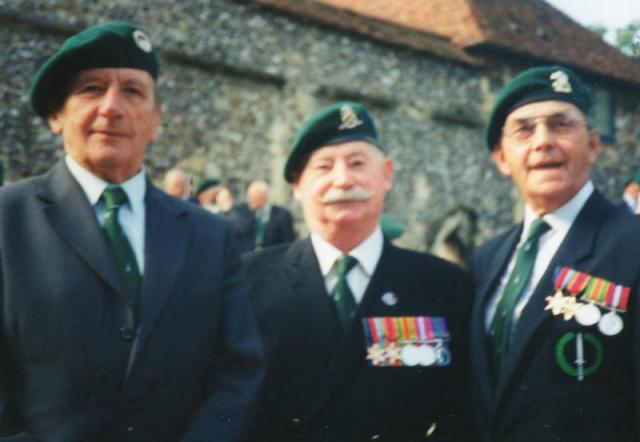John Southworth MM and 2 unknown at Winchester 1995