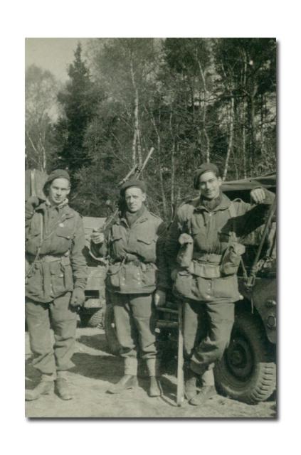 Jim Anderson , John Muir, and Eric Taylor in Germany