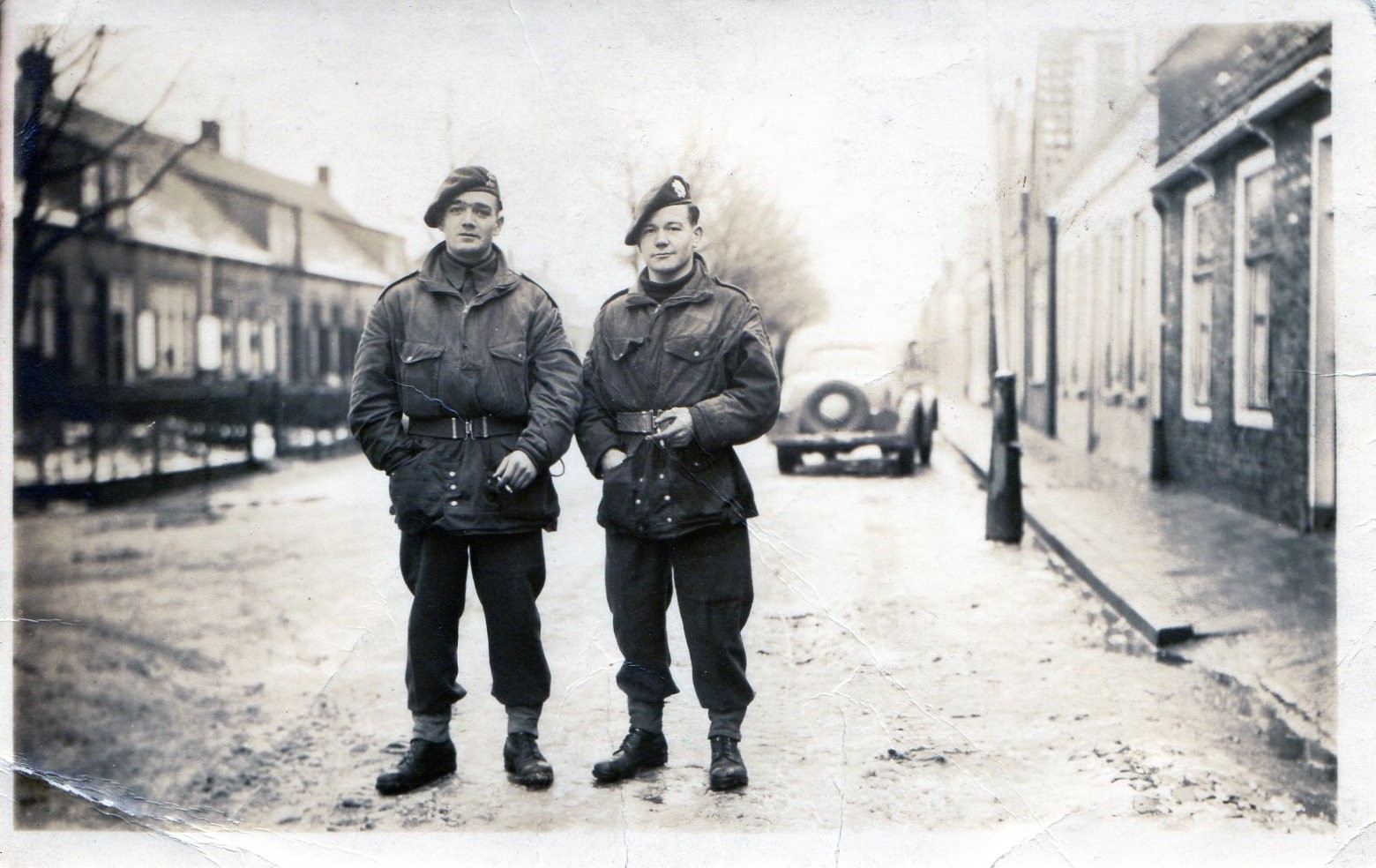 Norman 'Jack' Rowlands (left) and George Graham, No.4 Commandos