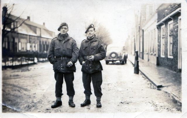 Norman 'Jack' Rowlands (left) and George Graham, No.4 Commandos