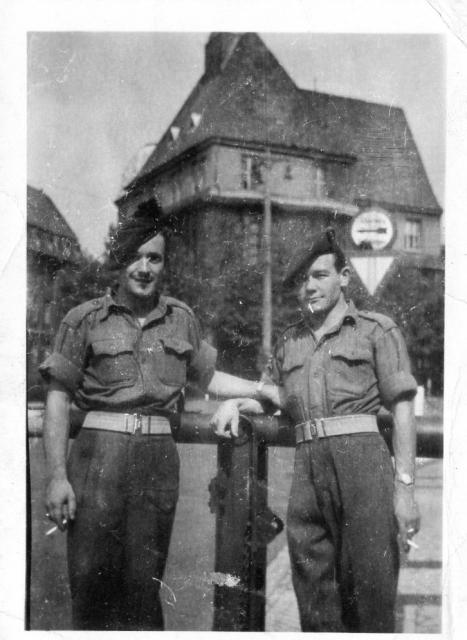 No.4 Commandos LSgt. George Graham (right) and u/k (3)