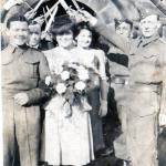 George and Mary Graham on their wedding day 20th Feb 1943