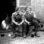 1 Bde. Signallers Jimmy Norton (left) and Duffy