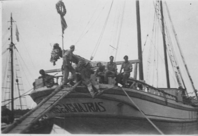 Members of the SAS/SBS raiding forces on a Caique