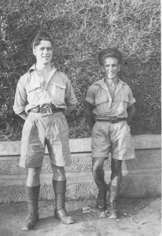 Pat Coffey and fellow RN Beach Commando