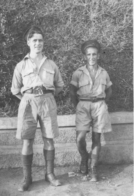 Pat Coffey and fellow RN Beach Commando