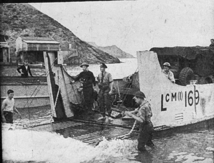 Pat Coffey, RN Beach Commando, on LCM (I) 169,