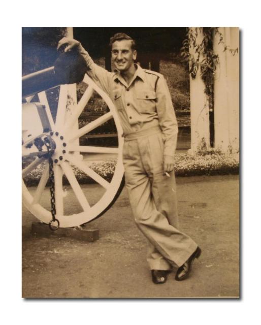 Rfn. Jack Kelly, No.1 Cdo. 4 Troop, Bangalore, India 1945. 