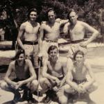 John Lowman (front left) No.1/5 Cdo., New Territories Castle Peak 1 June 1946