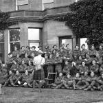 No.2 Commando 5 troop o/s Nunfield House, Dumfries 1941 (photo preparation)