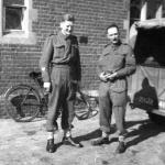 RSM Alan Moss and RQMS Sandy Seaton, No.2 Commando circa1941.