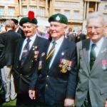 Frank Johnson (3 Cdo),  Pat 'Hammer'Hagan (45RM Cdo), and  Pete Dovey BEM (1Cdo)