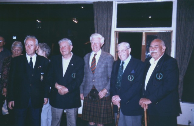 Jimmy Storie, George Dove, Sir Tommy MacPherson MC, Len Mitchell, Reg Harmer DCM