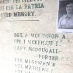 The Roll of Honour on the monument at Mount Ornito - 2