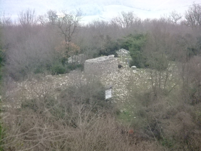 The remote location of the monument at le Retelle, Mount Ornito