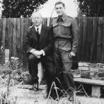 Eric Richard Groves No.2 Cdo. and his father Francis Richard Groves
