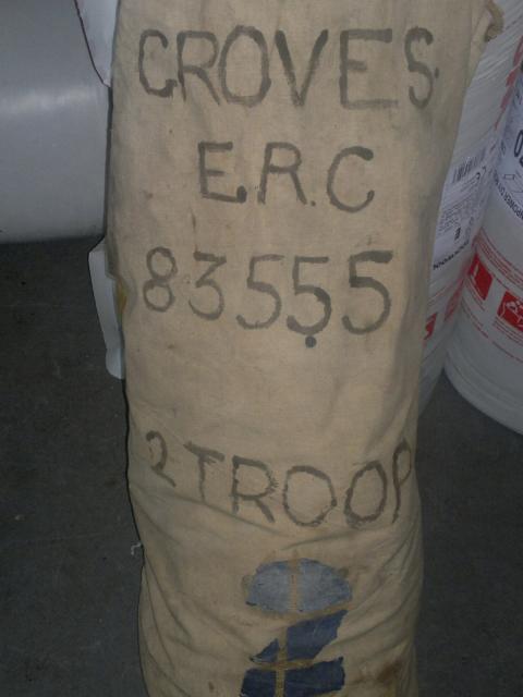 The kitbag of Eric Groves MM, No.2 Commando
