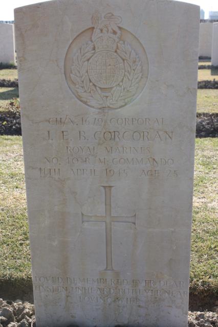 Corporal James Ernest Bertram Corcoran