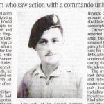 Cpl. Ian Walter Harris MM (born Hans Hajos), No.10 (IA) Commando 3 troop.