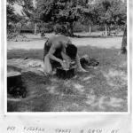 Pte. Peter Lincoln Fussell of 1 Special Service Bde. HQ at Le Plein