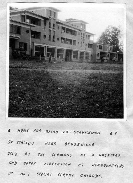 Building used by the HQ of No.1 Special Service Brigade at St Maclou near Beuzeville