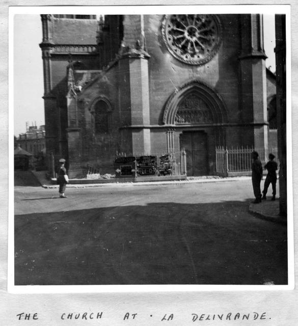 Church at La Deliverande 1944