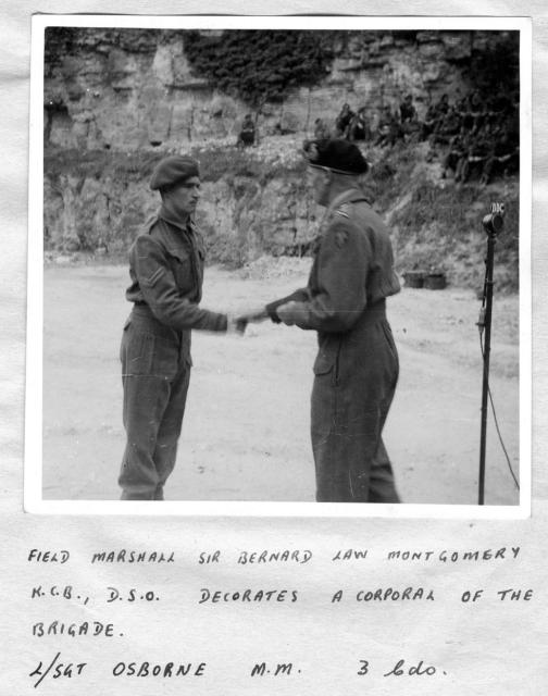 Cpl. Vincent Arthur 'Ossie' Osborne MM, No.3 Commando. L'écarde quarry, Amfreville 16/7/44