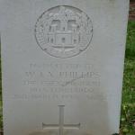 Private William James Augustus Phillips, No.5 Commando. Sai Wan War Cemetery.