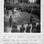 Captain the Abbe Rene de Naurois addresses the men of No.1 Special Service Bde.