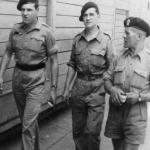 Harry Keay, Jock  & Johnny Ramsey, Rome, May 1945, 30 Assault Unit