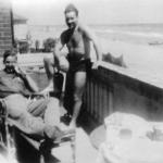 2 friends of Lieut. Chrstopher 'Kit' Bullen, No.2 Commando 6tp