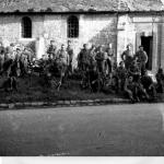 Some of No.1 Special Service Bde HQ at rest at St Maclou