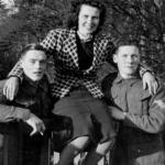 Wally Reynolds, Nancy Hyslop &   Cpl Albert Reuben 'Don' Donohue, Lamlash 1940