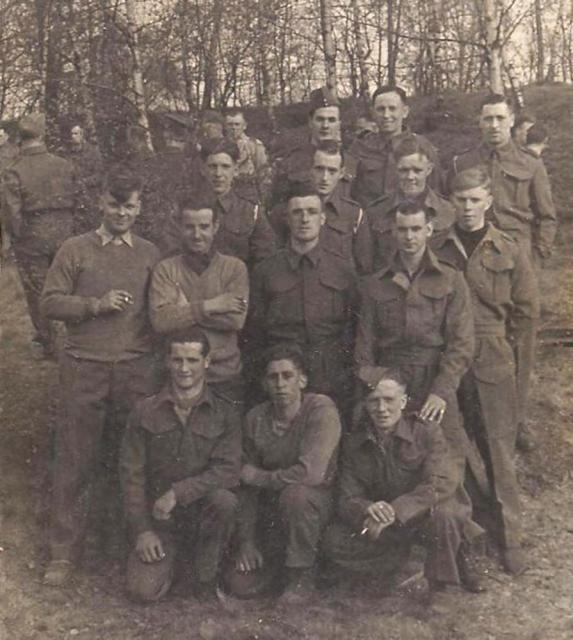 Charles Cox No.7 Commando and his comrades in Stalag IV-A