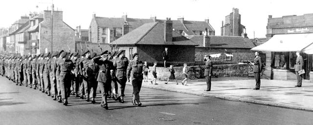 Lord Lovat and No.4 Commando at Troon