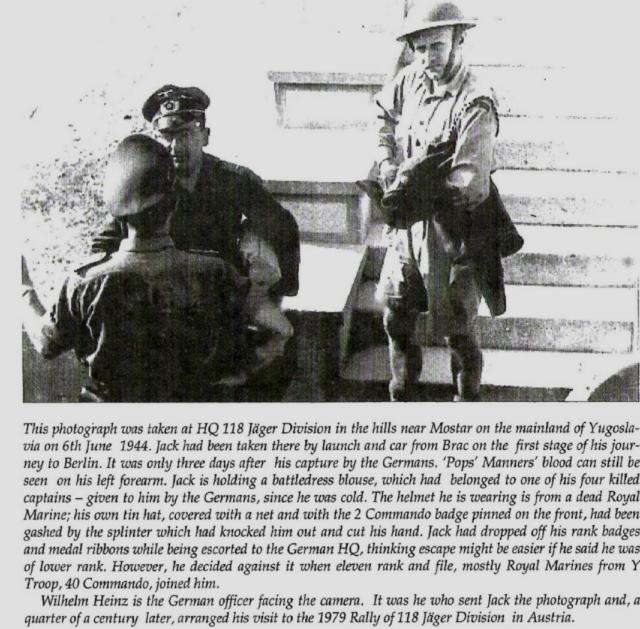 Lt Col Jack Churchill OC No.2 Cdo., Yugoslavia 1944