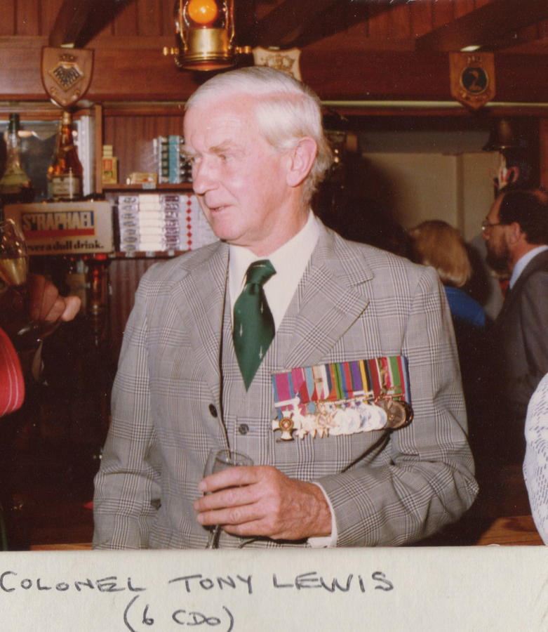 Colonel Tony Lewis DSO MBE (6 Cdo)
