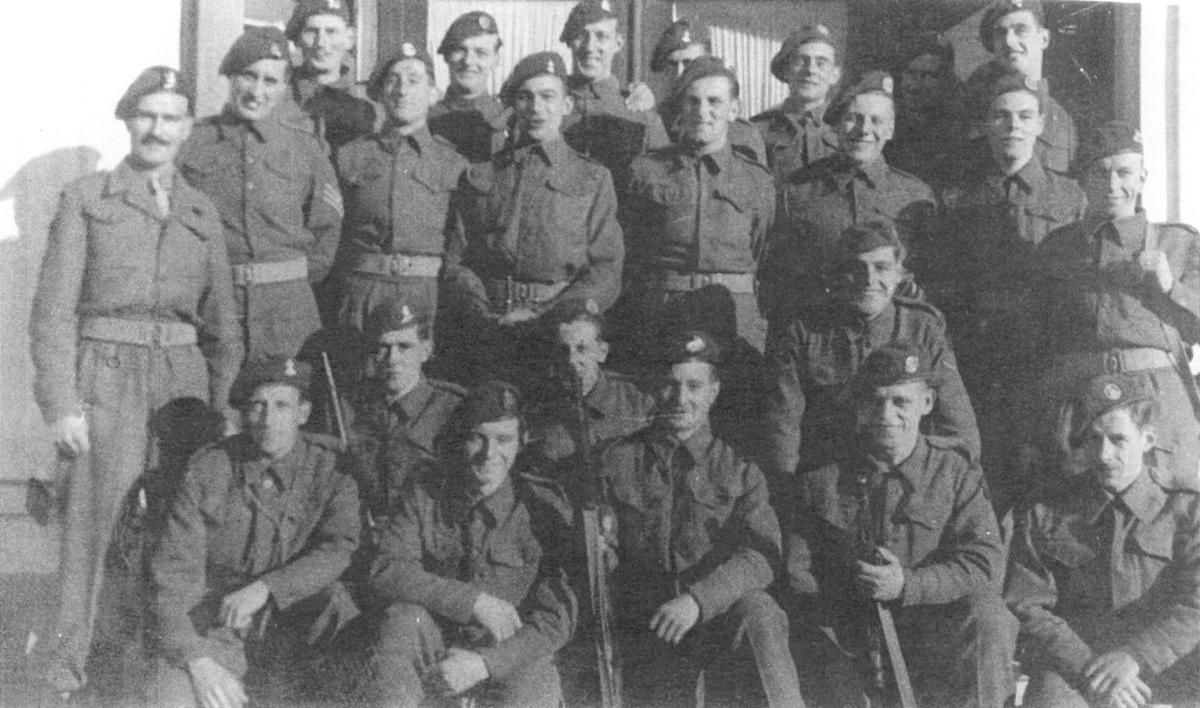 LCpl.William Oakes , Lt. Albrow and others from No.4 Commando