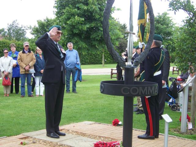 The Wreath Laying Ceremony with Brig. Thomas