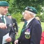 Geoff Murray & Mac McNickle after the Service