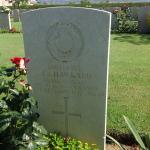 Lieutenant John Stuart Hawkard, 41RM Commando, Salerno War Cemetery