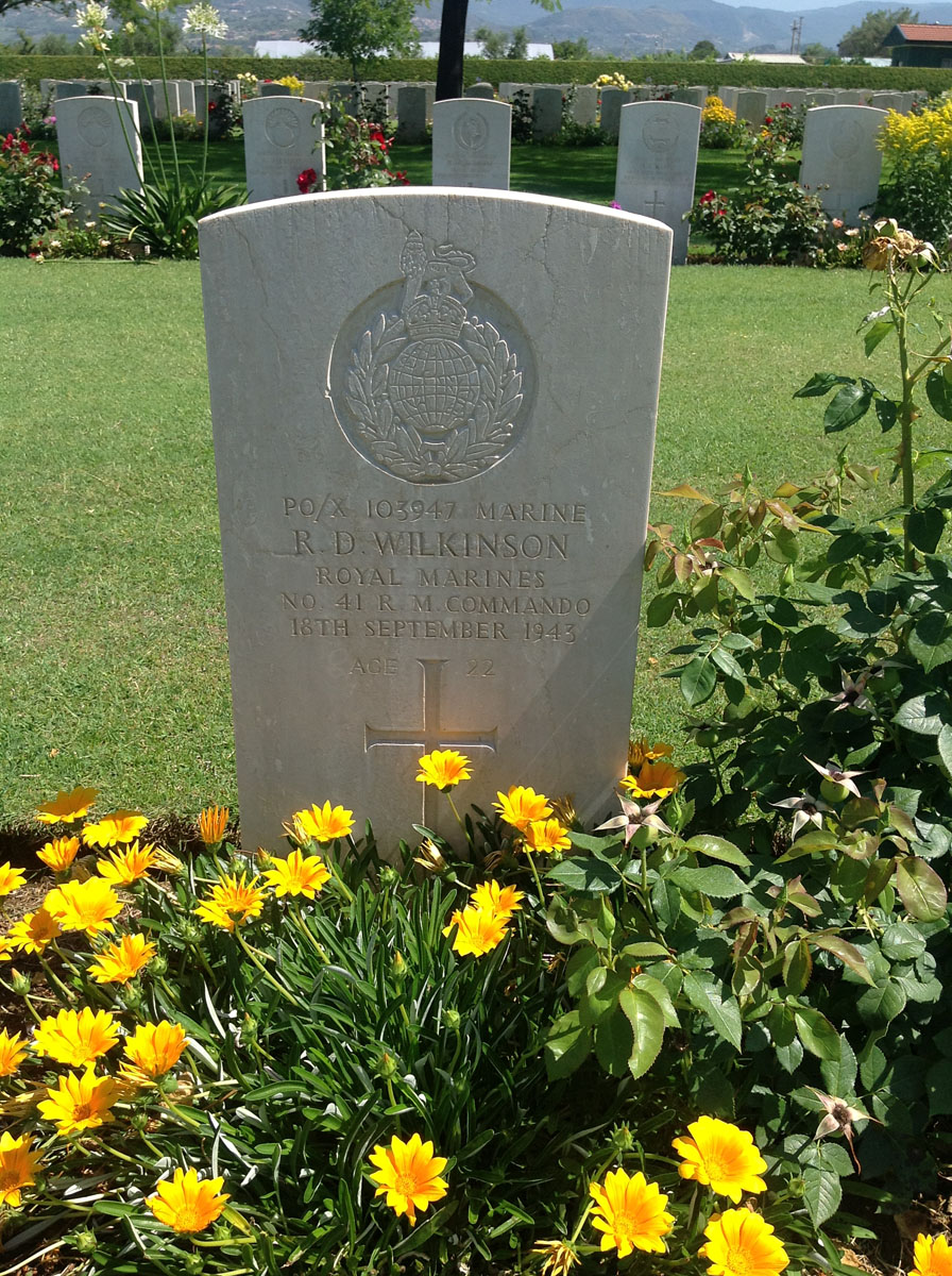 Marine Raymond Desmond Wilkinson, 41RM Commando. Salerno War Cemetery