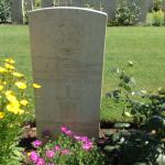 Captain Richard Frank Broome, No.2 Commando, Salerno War Cemetery 2012.