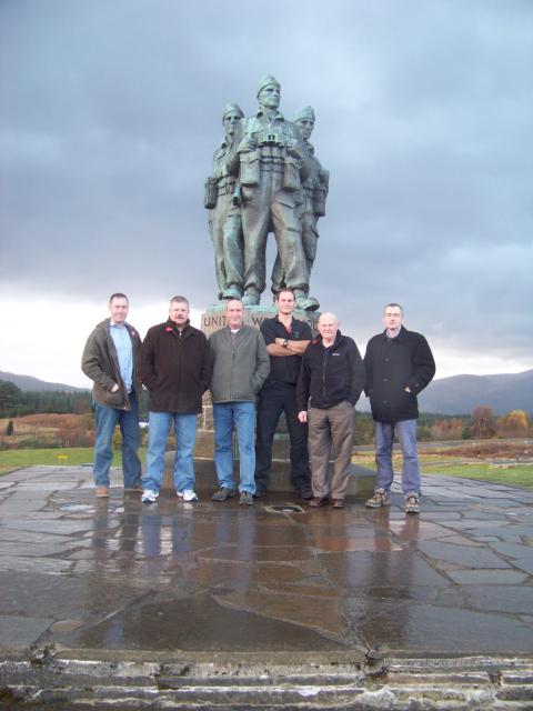 Rhino, Mick Calvert, Doc Docherty, George Herrival, Jock Crawford and friend, 2008