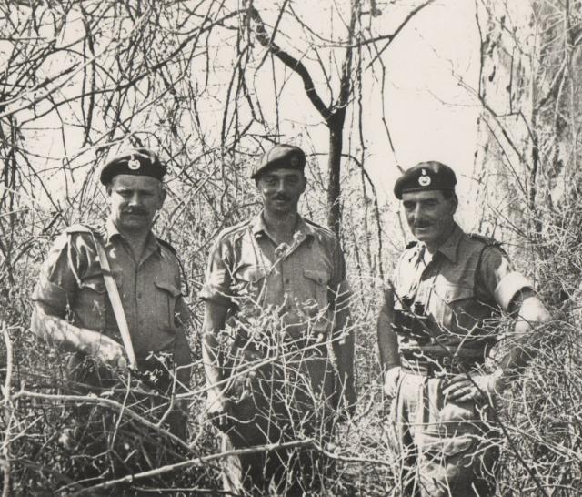 Percy Bream, unknown, and Ted Graham c.1962/3