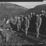 Sgt. Major Thomas Sawkins training US Rangers 7th Feb '43