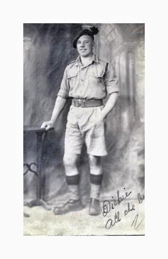Private Robert Finn Dickie, No.9 Commando 5 Troop kia 19/3/1944 Anzio