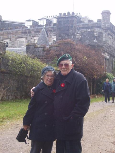 Bob Bishop (No.2 Cdo) and Janet, Fort William 2008