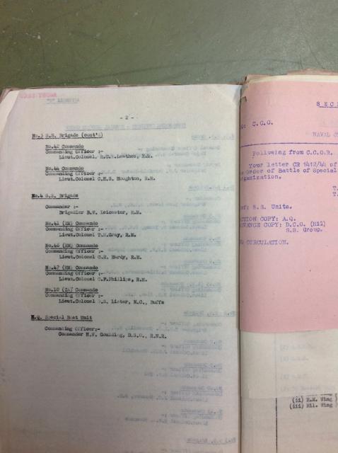 Commander Harold Wilkinson Goulding DSO RNR - OC Special Boat Unit HQ