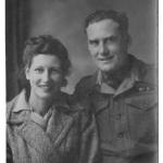 Robert Donnison, No.5 Commando, and wife Alice - 8 Sep 1945